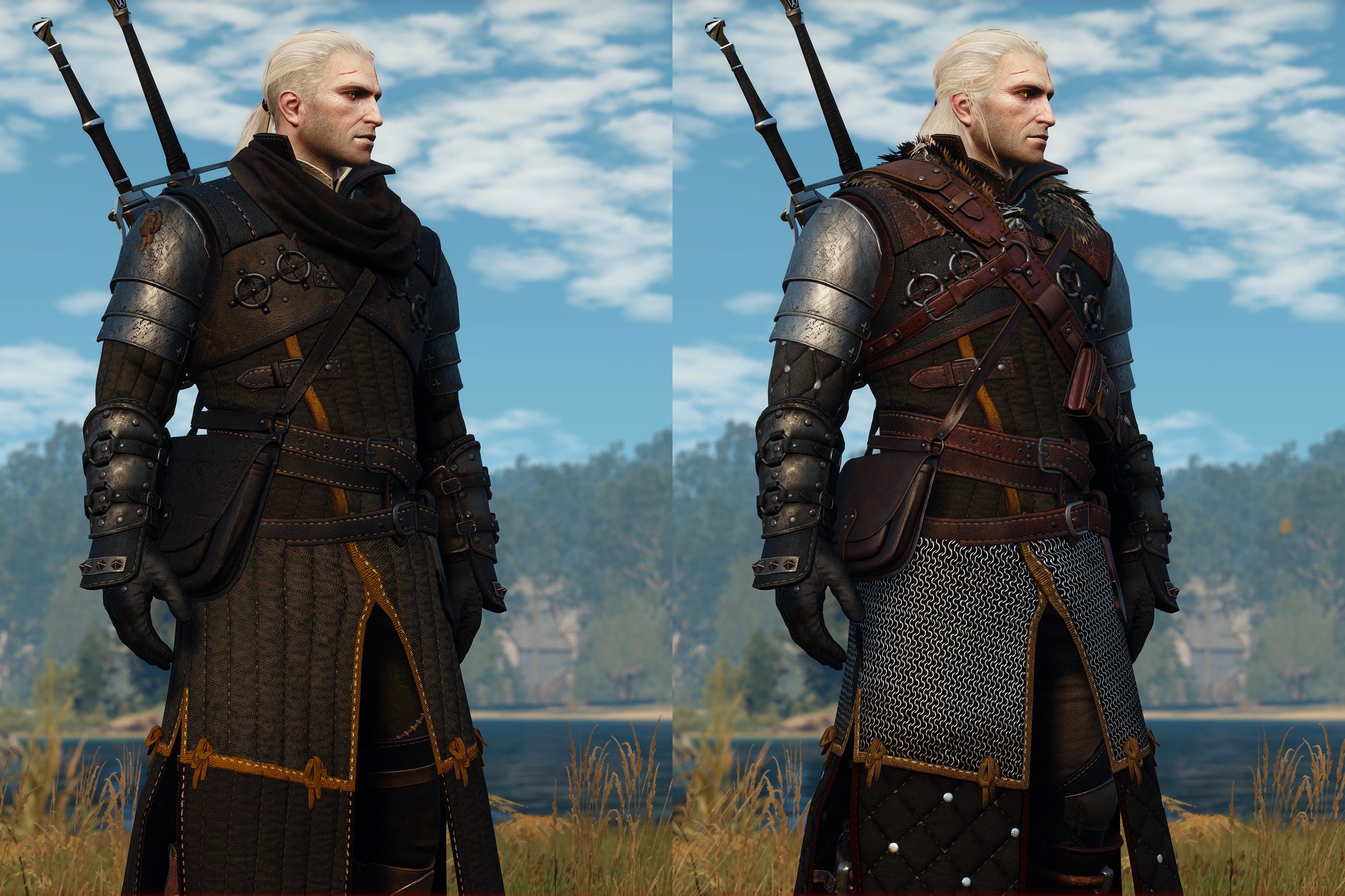 Школа волка. Ведьмак 3 Геральт броня. Геральт Ведьмак 3 доспехи. Witcher 3 Witcher Armor. Броня школы медведя Ведьмак 3.